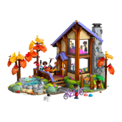 Set LEGO Friends 42705 Le Chalet Automnal Douillet dans la Forêt 1229 pièces À partir de 9 ans