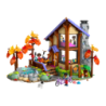 Set LEGO Friends 42705 Le Chalet Automnal Douillet dans la Forêt 1229 pièces À partir de 9 ans