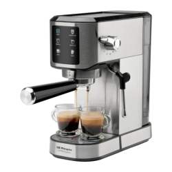 Orbegozo 1L Buse Vapeur 20bar Acier Inoxydable EX 7000 1350W Machine à Expresso