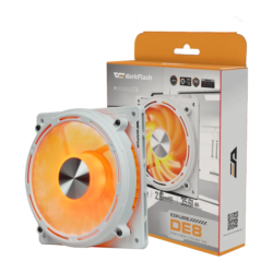 Darkflash DE8 120mm PWM Blanc 36dB Ventilateur de boîtier