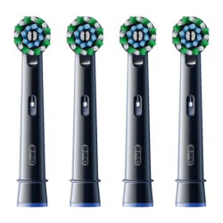Tête de Rechange Oral-B Pro Cross Action Pack 4 Noir