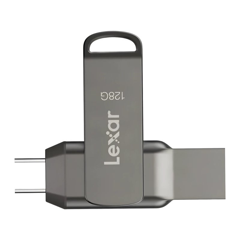 Lexar Dual Drive D400 USB-A/USB-C 128GB Gris USB 3.1 130MB/s Clé USB