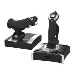 Joystick de vol PXN avec manette des gaz Noir PXN-2119 Pro