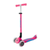 Trottinette enfant Globber Primo Foldable Plus Lights Pliable 3 roues Lumières 3-9 ans Rose 50kg
