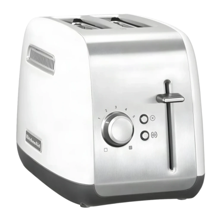 KitchenAid 1100W 2 Fentes Blanc 5KMT2115EWH Grille-pain
