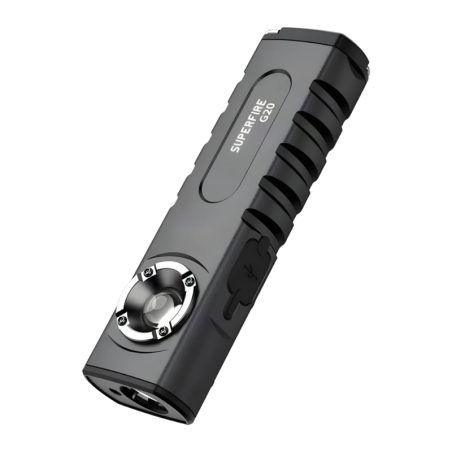 Superfire G20 Noir 470 lumens 2000mAh IP44 Lampe torche LED rechargeable