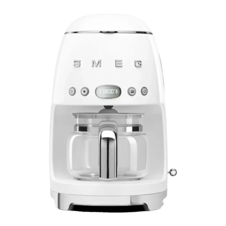 Smeg 1,4L 1050W Blanc DCF02WHEU Cafetière filtre