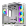 Darkflash C280 Verre Trempé 270° ATX/E-ATX/M-ATX/ITX Blanc Boîtier PC