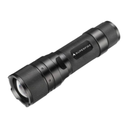 SUPERFIRE Noir 570 Lumens 260m F3-L2 2000mAh IP34 Lampe torche LED rechargeable