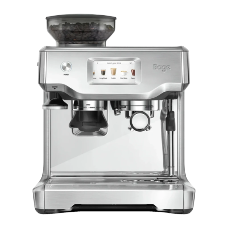 Sage Appliances Barista Touch SES880BSS4EEU1 Acier Inoxydable moulin intégré buse vapeur Machine à Expresso