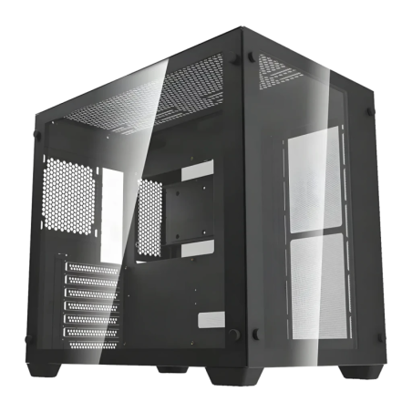 Darkflash C285 Midi Tower Double panneau verre trempé ATX Noir Boîtier PC