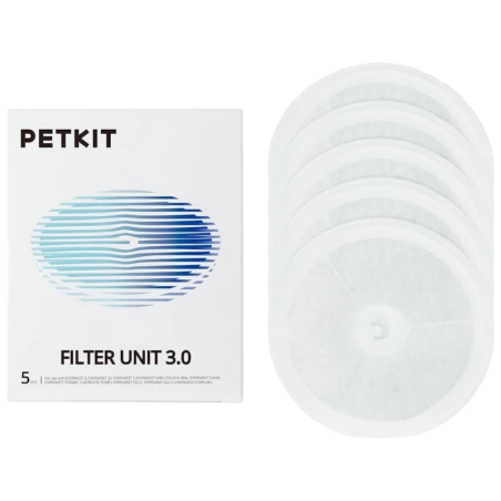 Filtres pour Abreuvoirs Automatiques Petkit Filter Unit 3.0 Kit 5 Unités