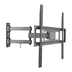 Support TV Equip Noir Mural Articulé Pivotant et Inclinable 37-70 pouces 650342