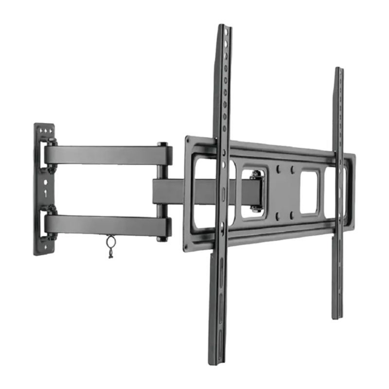 Support TV Equip Noir Mural Articulé Pivotant et Inclinable 37-70 pouces 650342