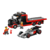 Set de construction LEGO City Camion d'Exposition F1 avec Voiture de Course Audi F1 60493 508 pièces 7+ ans