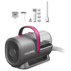 Petkit Grooming Vacuum Kit Noir 5 en 1 Toilettage pour animaux avec aspirateur