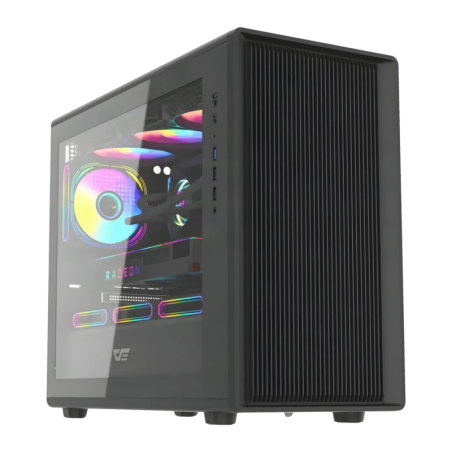 Darkflash Verre Trempé M-ATX/ITX 360mm Noir DB460M Midi Tower Boîtier PC