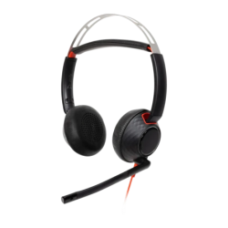 Poly Blackwire 5220 Stereo USB-C Noir Arceau avec micro Casque