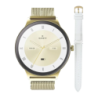 Garett Electronics Verona 2 Glow Mesh SET 43 mm Or 1,43 pouces AMOLED Appels Bluetooth IP68 Montre connectée
