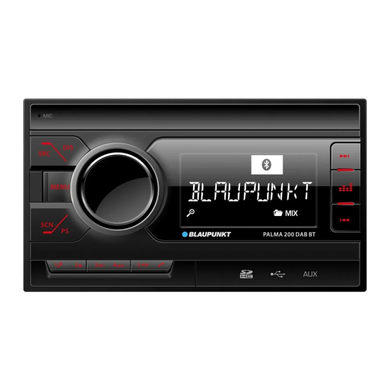 Blaupunkt Palma 200 DAB BT Noir 2 DIN Bluetooth Autoradio