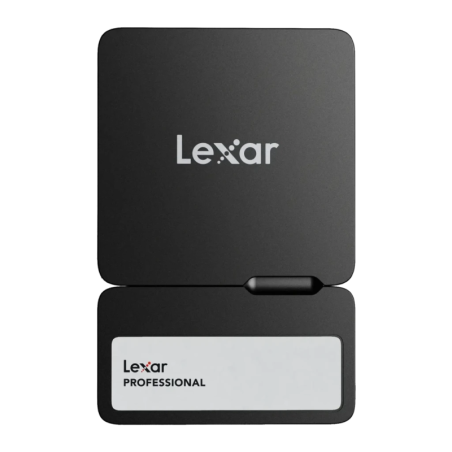 Lexar Professional SL400 2TB Noir USB-C 3.2 Gen 2 1050MB/s IP65 SSD Portable + Hub