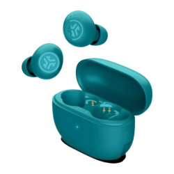 JLab Audio Go Pop Bleu Canard TWS ANC Bluetooth 5.3 24h IP55 Écouteurs sans fil