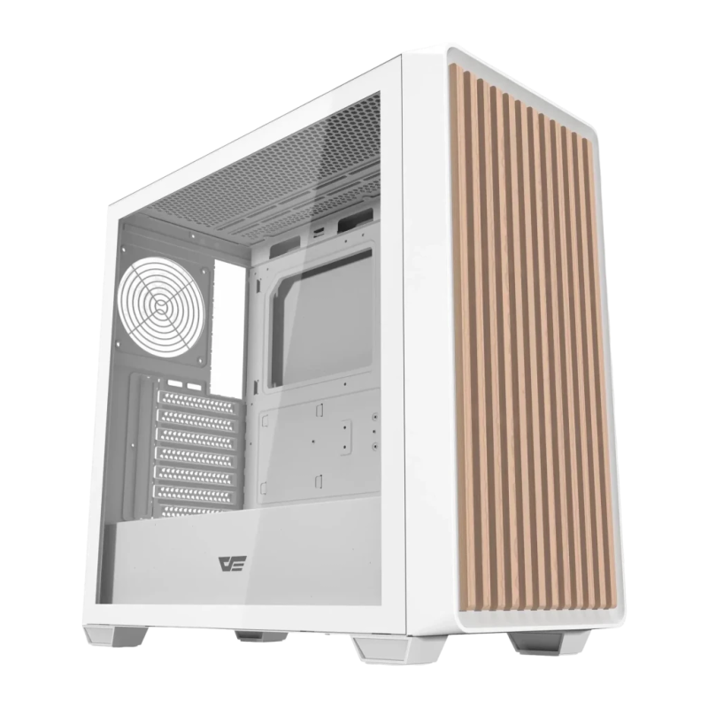 Darkflash Verre Trempé ATX Blanc DS900WD Midi Tower Boîtier PC