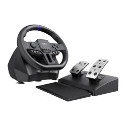 PXN V900 Gen2 Double moteur de vibration PC/Xbox/PS/Switch Noir 2 pédales Volant gaming