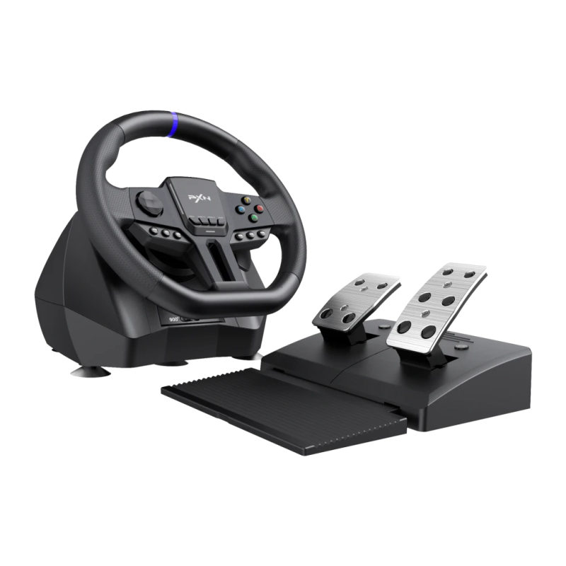 PXN V900 Gen2 Double moteur de vibration PC/Xbox/PS/Switch Noir 2 pédales Volant gaming