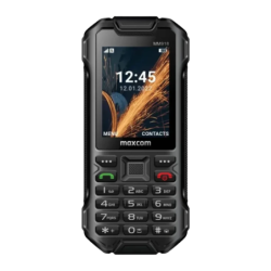 Maxcom Strong MM918 4G Noir VoLTE Rugged 2,4 pouces 2500mAh IP68 Téléphone basique
