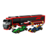 Set LEGO City 60445 Camion Transporteur F1 avec Voitures RB20 et AMR24 1086 pièces 8+ ans