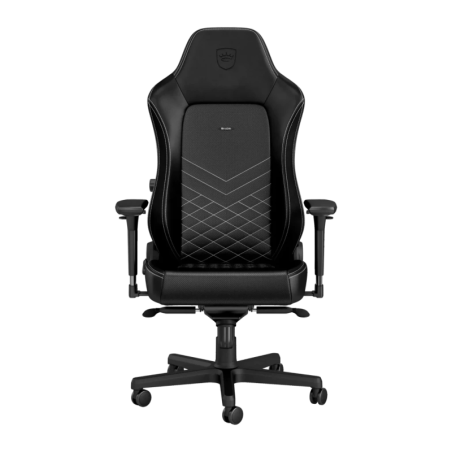 Noblechairs Hero PU Noir/Blanc 150kg Basculante 11° inclinable appui-tête Chaise gaming