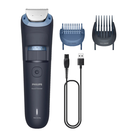Philips Beard Trimmer 3000 sec et mouillé BT3665/15 Noir sans fil 80 min Tondeuse