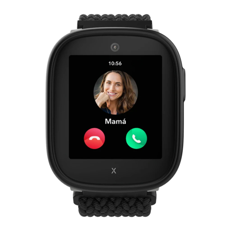 Xplora X6 Play 2e Gen 4G Noir 1,52 pouces TFT Appels SOS Caméra intégrée GPS 3 jours IP68 Montre connectée