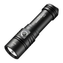 Superfire DL02 Noir Batterie 26650 2000 lumens 250 m 5000mAh Lampe torche LED rechargeable