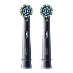 Têtes de remplacement Oral-B Pro Cross Action EB50BRX-2 Pack 2 Noir
