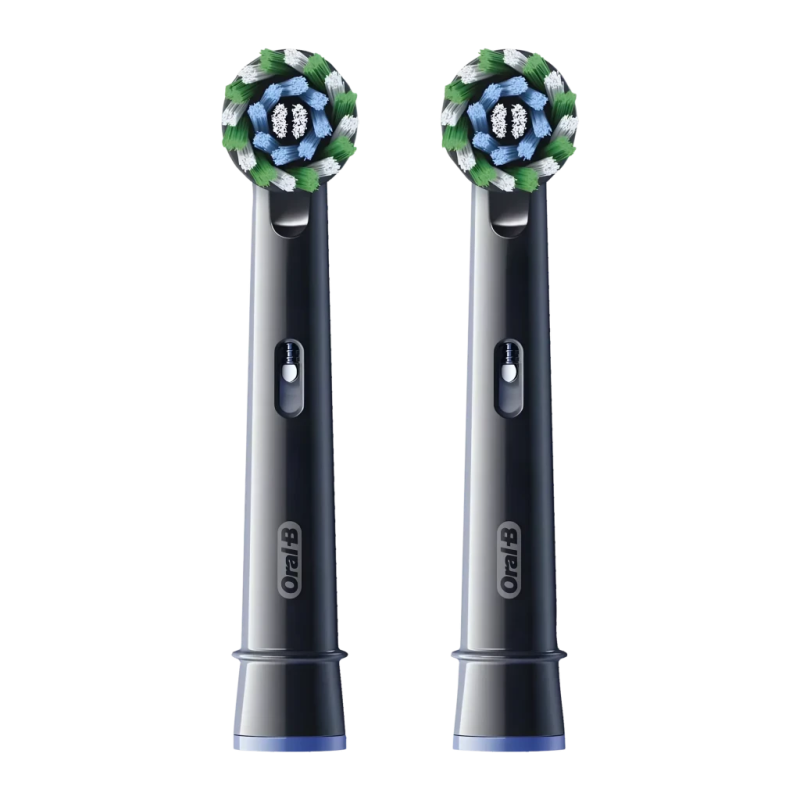 Têtes de remplacement Oral-B Pro Cross Action EB50BRX-2 Pack 2 Noir