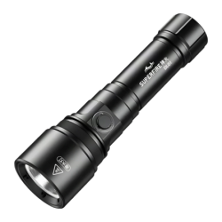 Superfire DL01 Noir 1400 lumens 270 m 2000mAh IPX8 Lampe torche LED rechargeable