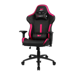 Drift DR350 Noir/Rose PU 4D 150kg inclinable coussin lombaire Chaise gaming