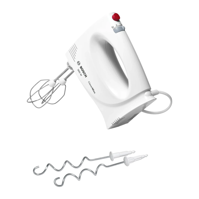 Bosch CleverMixx 300W 2 vitesses Blanc MFQ3010 Batteur électrique