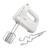 Philips Daily Collection 300W Crochets pétrisseurs Blanc HR3705/00 5 vitesses Batteur électrique