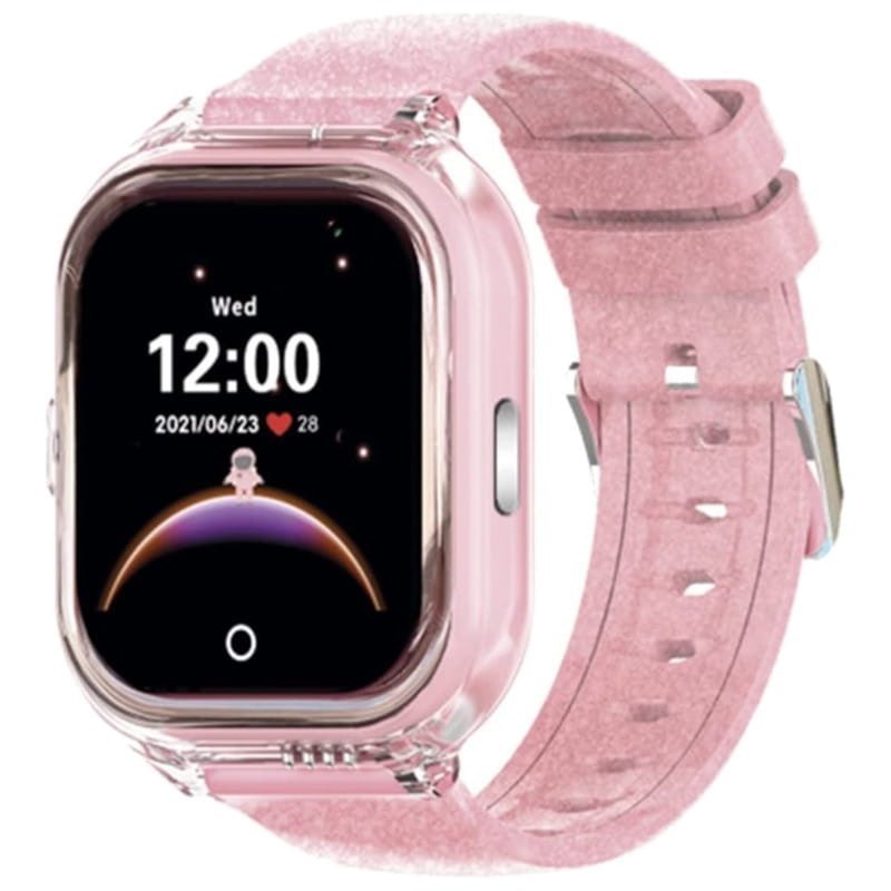 SaveFamily Enjoy 4G Rose 1,4 pouces GPS IPS IP67 Montre connectée pour enfants