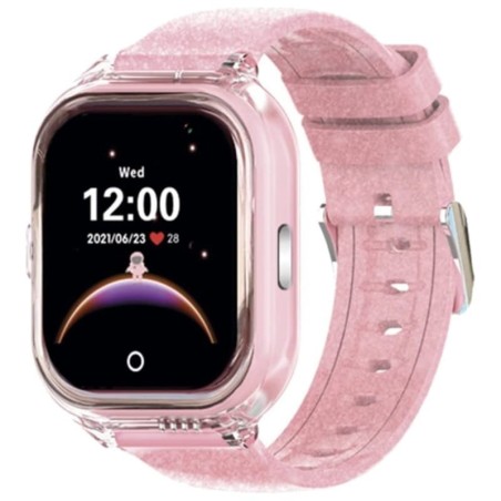 SaveFamily Enjoy 4G Rose 1,4 pouces GPS IPS IP67 Montre connectée pour enfants