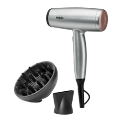 BaByliss Cosmos Ionique Acier D580DE 2100W 2 vitesses 3 températures air froid Sèche-cheveux
