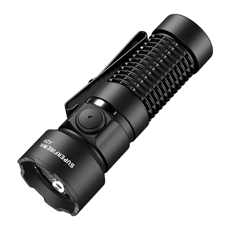 Superfire A29 Noir USB-C 1450 Lumens 150m IP43 Lampe torche LED rechargeable