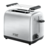 Russell Hobbs Adventure 850W 2 Fentes Acier Inoxydable 24080-56 Grille-pain