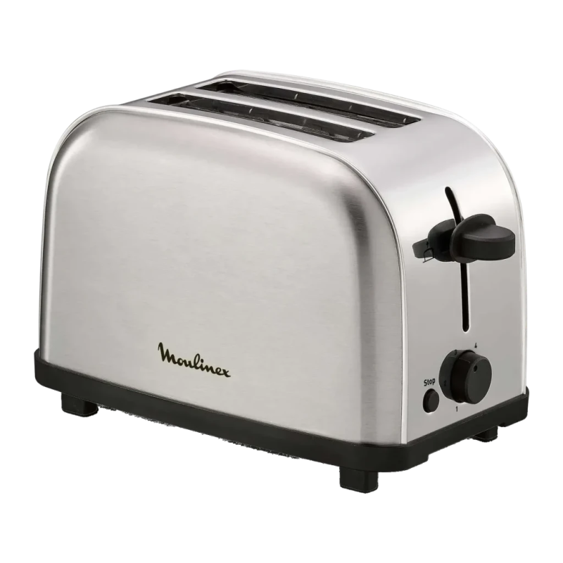 Moulinex Classic 700W 2 fentes Acier Inoxydable LT330D Grille-pain