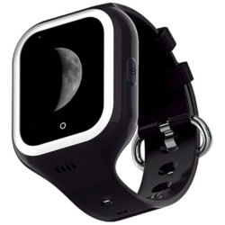 SaveFamily Iconic Plus 4G Noir 1,4 pouces TFT GPS IP67 Smartwatch pour enfants