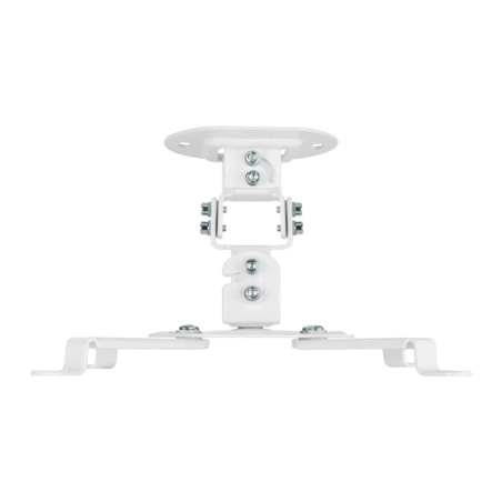 AISENS Support Universel Rotatif et Inclinable de Plafond pour Projecteur Blanc