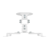 AISENS Support Universel Rotatif et Inclinable de Plafond pour Projecteur Blanc